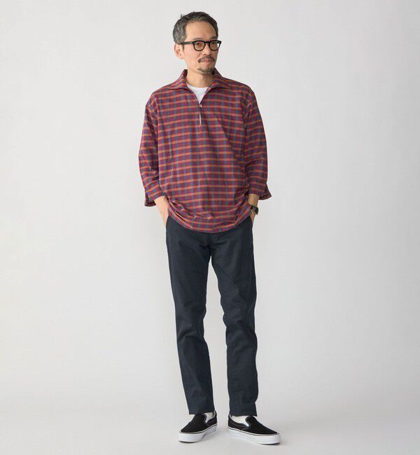 SHIPS「SHIPS:〈抗菌加工〉japan quality カラー テーパード スリム チノパンツ」|チノ|