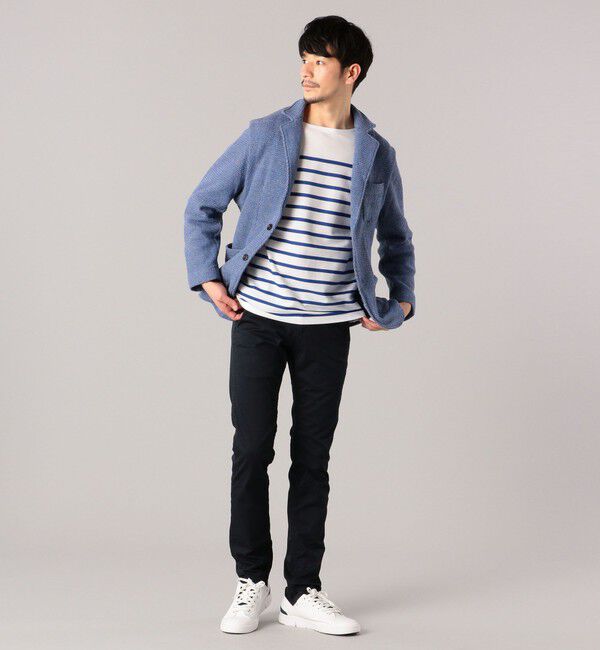 SHIPS「SHIPS:〈抗菌加工〉japan quality カラー テーパード スリム チノパンツ」|チノ|