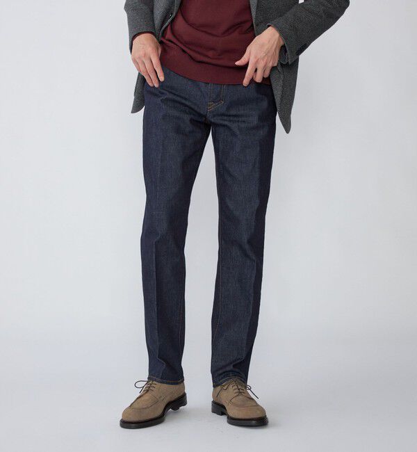 SHIPS「YCHAI: ロブスト ローデニム パンツ」|デニム|