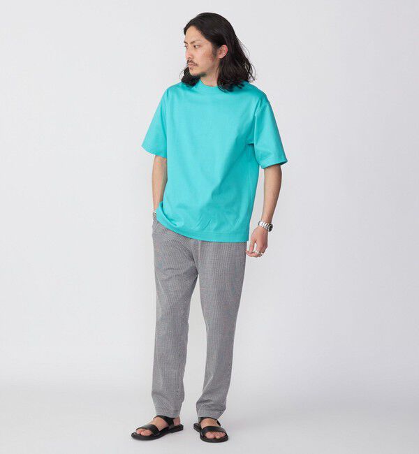 SHIPS「SHIPS: クルーネック ハイゲージ ダンボールニットTシャツ ライト」|Tシャツ・カットソー|