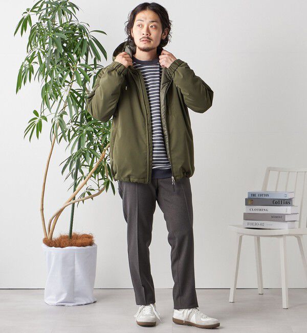 SHIPS any「SHIPS any:  ユーティリティー ZIPポケット 中綿マウンテンパーカー 24FW◇」|ブルゾン・スタジャン|