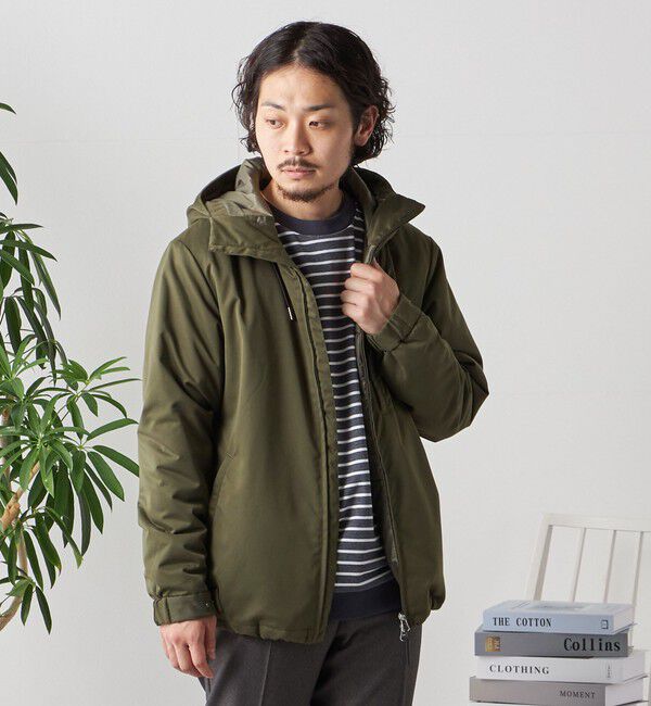 SHIPS any「SHIPS any:  ユーティリティー ZIPポケット 中綿マウンテンパーカー 24FW◇」|ブルゾン・スタジャン|