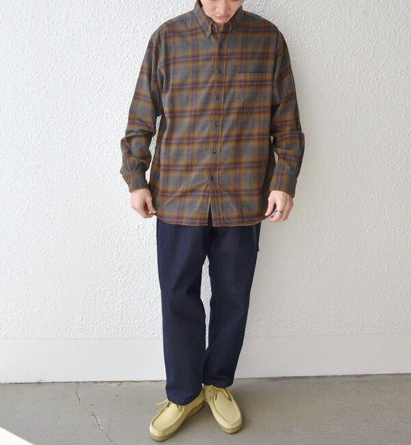 SHIPS any「【SHIPS any別注】Gramicci: オーガニックコットン ルーズテーパード ストレッチ デニム パンツ◆」|デニム|