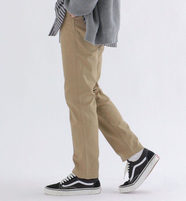 SHIPS any「SHIPS any: スリム テーパード ストレッチ チノ パンツ◆」|チノ|ベージュ
