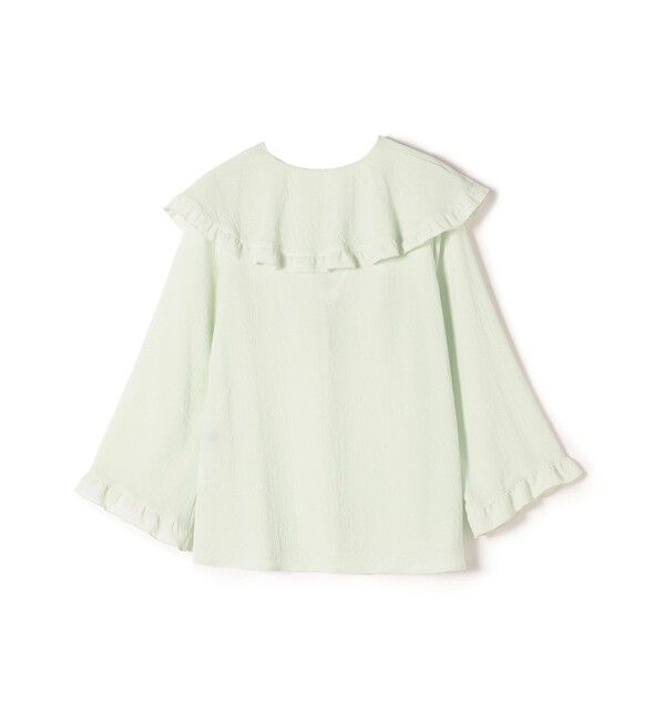 SHIPS for women「〈手洗い可能〉スムージーリップ ラッフル ブラウス ◇」|シャツ・ブラウス|