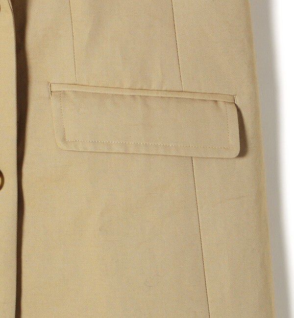 SHIPS for women「綿麻 カルゼ ダブルブレスト ジレ ◇」|ベスト・ジレ|