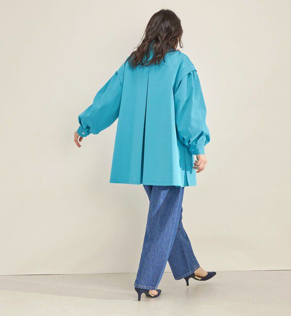 SHIPS for women「強撚 ギャバ スタンドカラー ハーフ コート ◇」|その他|