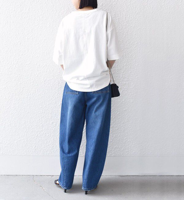 SHIPS for women「【SHIPS別注】81BRANCA:5分袖 ロゴ TEE 24SS 」|Tシャツ・カットソー|