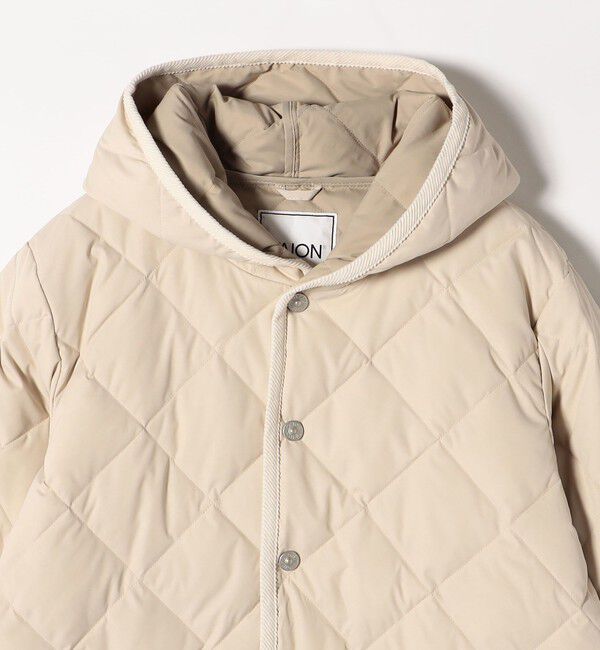 SHIPS any「【SHIPS any別注】TAION:〈手洗い可能〉パイピング フード ジャケット」|ダウン|