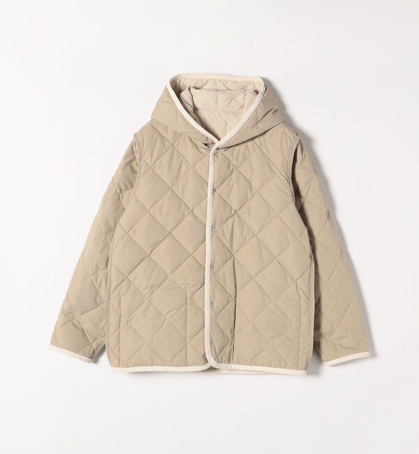 SHIPS any「【SHIPS any別注】TAION:〈手洗い可能〉パイピング フード ジャケット」|ダウン|