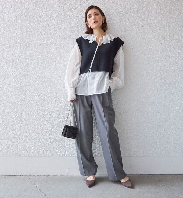 SHIPS for women「〈手洗い可能〉2タック トラウザー パンツ」|その他|