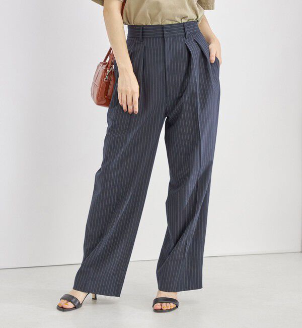 SHIPS for women「〈手洗い可能〉2タック トラウザー パンツ」|その他|