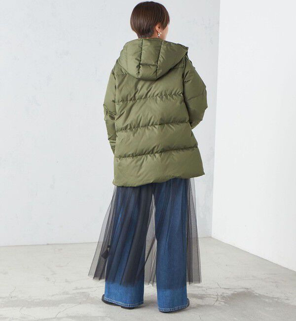 SHIPS for women「〈手洗い可能〉レイヤード シャーリング チュール スカート」|スカート|