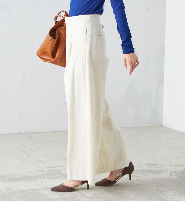 SHIPS for women「〈手洗い可能〉オーガニック コットン コーデュロイ パンツ ◇」|その他|