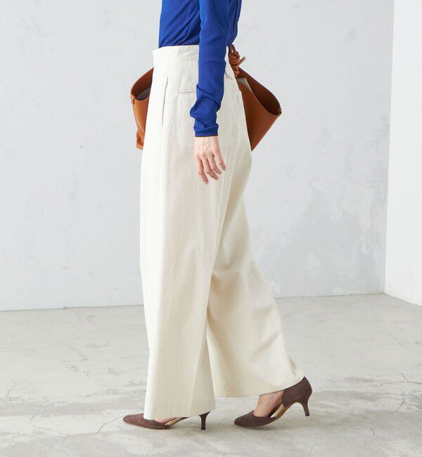 SHIPS for women「〈手洗い可能〉オーガニック コットン コーデュロイ パンツ ◇」|その他|