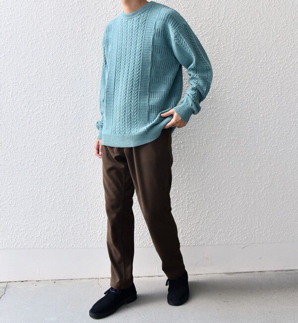 SHIPS any「SHIPS any: 裏起毛 ウォーム ストレッチ テーパード チノ パンツ 25AW◇」|チノ|