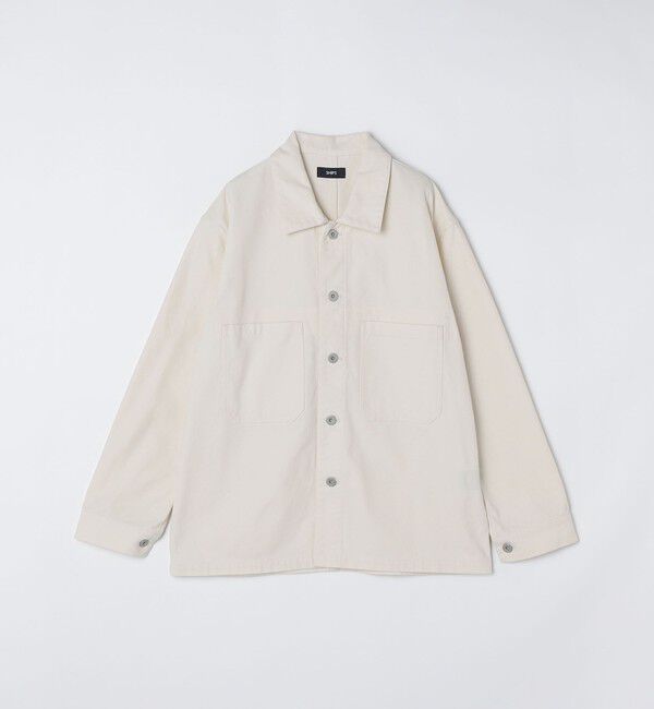 SHIPS「SHIPS: ハイツイストヤーン コットン ミリタリー シャツ アウター」|ミリタリージャケット|