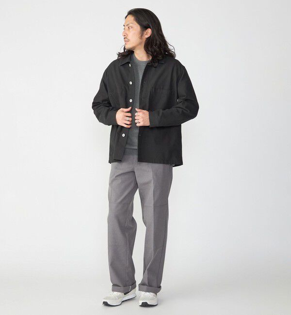 SHIPS「SHIPS: ハイツイストヤーン コットン ミリタリー シャツ アウター」|ミリタリージャケット|