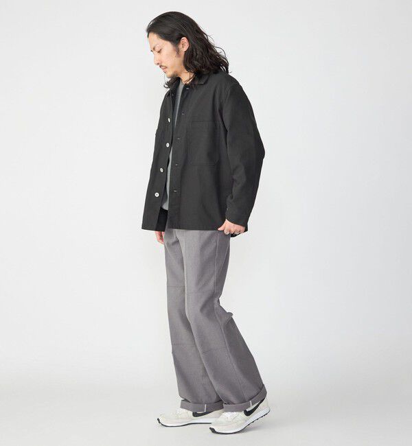 SHIPS「SHIPS: ハイツイストヤーン コットン ミリタリー シャツ アウター」|ミリタリージャケット|