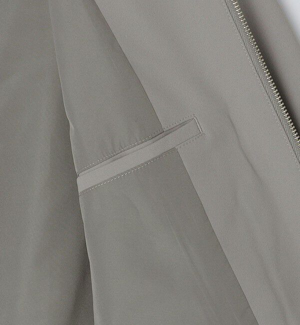 SHIPS「SHIPS: 〈遮熱・吸汗速乾〉ツイル ジップアップ ライト ブルゾン」|ブルゾン・スタジャン|