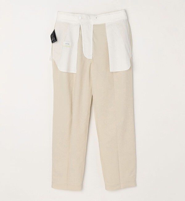 SHIPS any「SHIPS any: 〈接触冷感等〉ハイブリッドリネン 2タック パンツ (セットアップ対応)」|チノ|