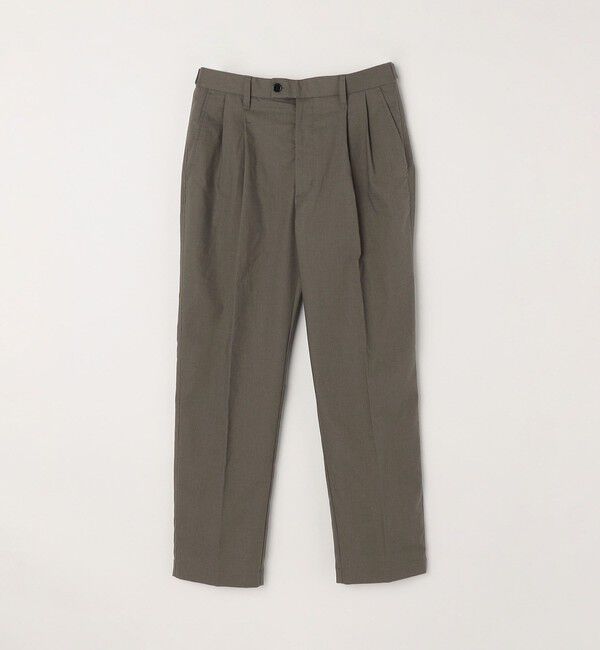 SHIPS any「SHIPS any: 〈接触冷感等〉ハイブリッドリネン 2タック パンツ (セットアップ対応)」|チノ|
