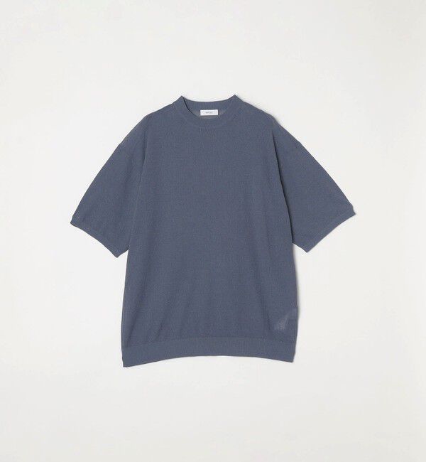 SHIPS any「SHIPS any: 〈手洗い可能〉リネンミックス サマーニット リラックス シアー Tシャツ◇」|Tシャツ・カットソー|