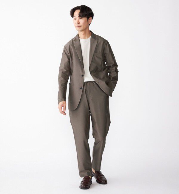 SHIPS「SHIPS:〈手洗い可能/セットアップ対応〉スーパーライト イージーパンツ」|スラックス|