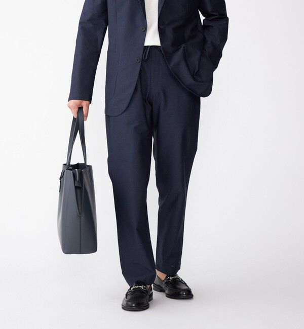 SHIPS「SHIPS:〈手洗い可能/セットアップ対応〉スーパーライト イージーパンツ」|スラックス|