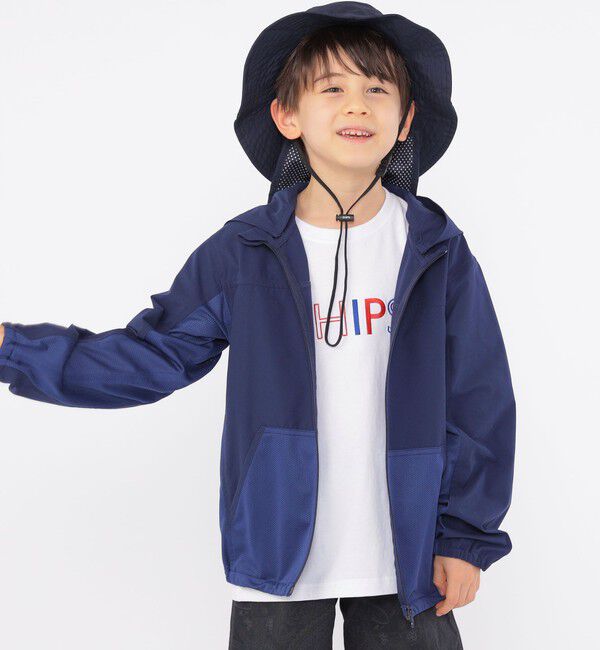 SHIPS KIDS「SHIPS KIDS:100～150cm /〈虫除け（インセクトシールド）/UVカット〉パーカー」|その他|