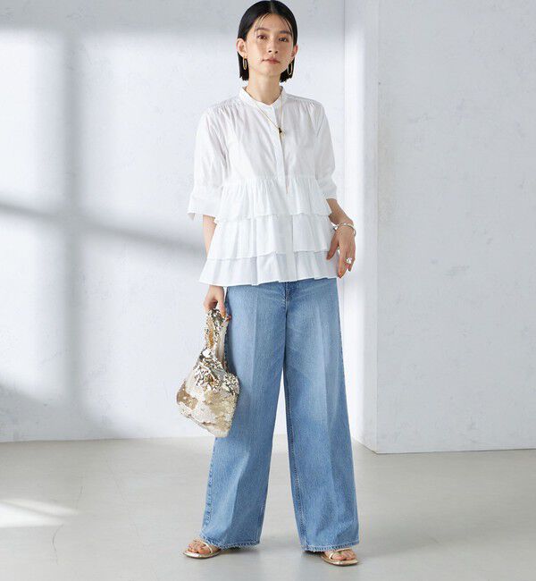 SHIPS for women「troisiemeCHACO:スパンコール バッグ」|ハンドバッグ|