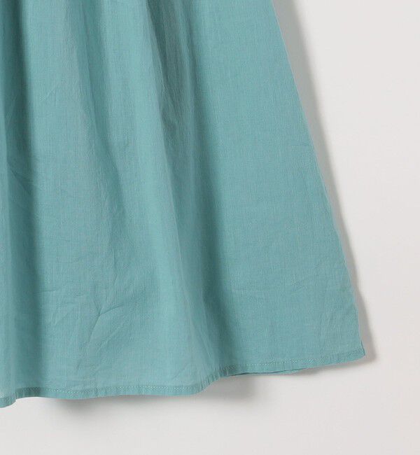 SHIPS any「《一部追加予約》【WEB限定】SHIPS any: ハンドスモッキング  コットン フレア ノースリーブ ワンピース」|ワンピース|