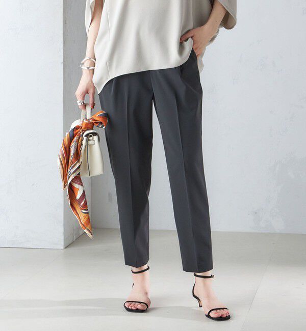 SHIPS for women「〈手洗い可能〉ストレッチ テーパード パンツ」|その他|