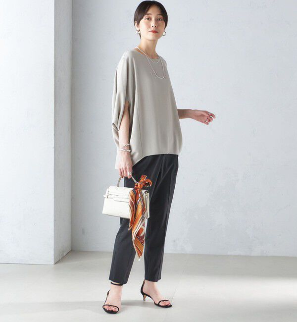 SHIPS for women「〈手洗い可能〉ストレッチ テーパード パンツ」|その他|