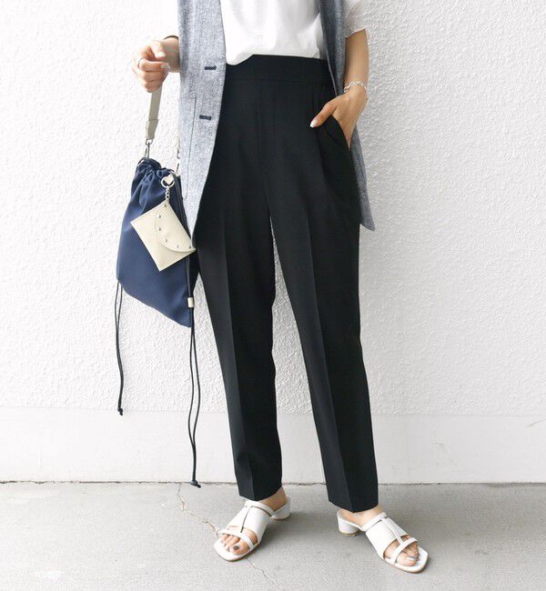 SHIPS for women「〈手洗い可能〉ストレッチ テーパード パンツ」|その他|