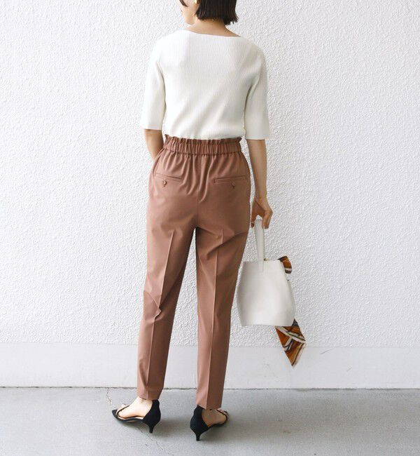 SHIPS for women「〈手洗い可能〉ストレッチ テーパード パンツ」|その他|