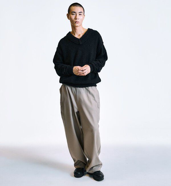 SHIPS「City Ambient Products: ワイド ユーティリティ カーゴパンツ」|カーゴ|