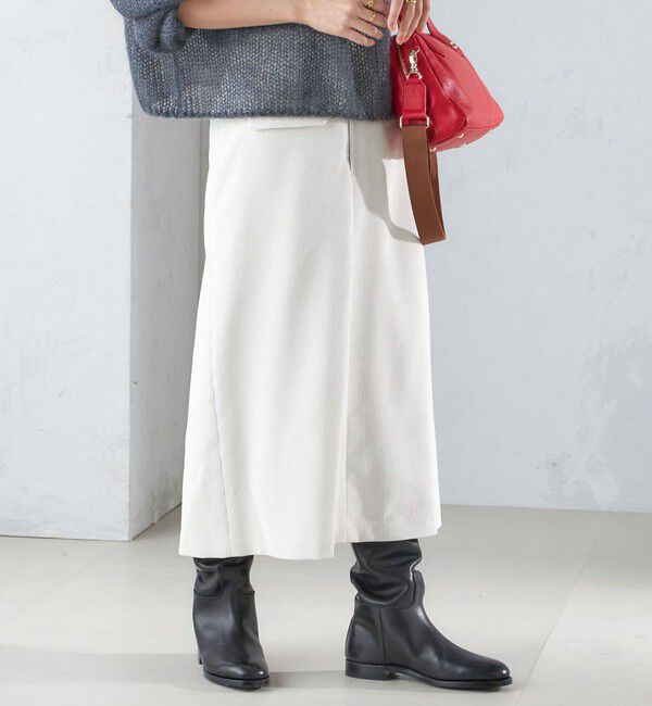 SHIPS for women「〈洗濯機可能〉コーデュロイ セミフレア スカート」|スカート|