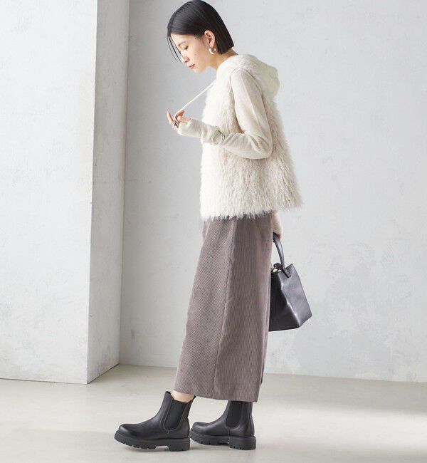 SHIPS for women「〈洗濯機可能〉コーデュロイ セミフレア スカート」|スカート|