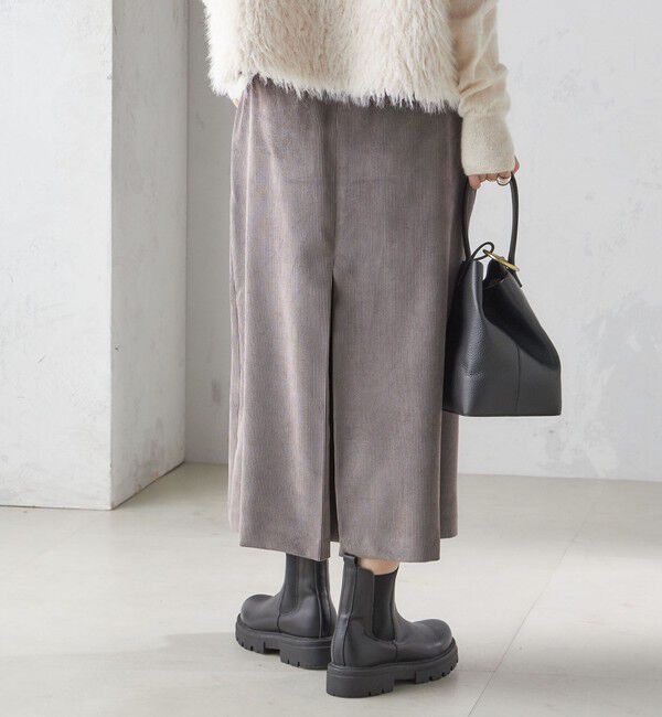 SHIPS for women「〈洗濯機可能〉コーデュロイ セミフレア スカート」|スカート|