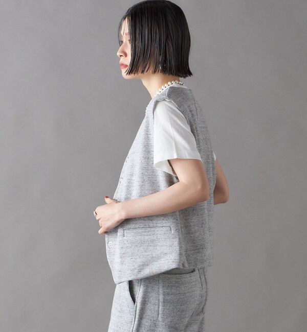 SHIPS for women「SHIPS NINE CASE:〈手洗い可能〉スウェット ベスト」|ベスト・ジレ|