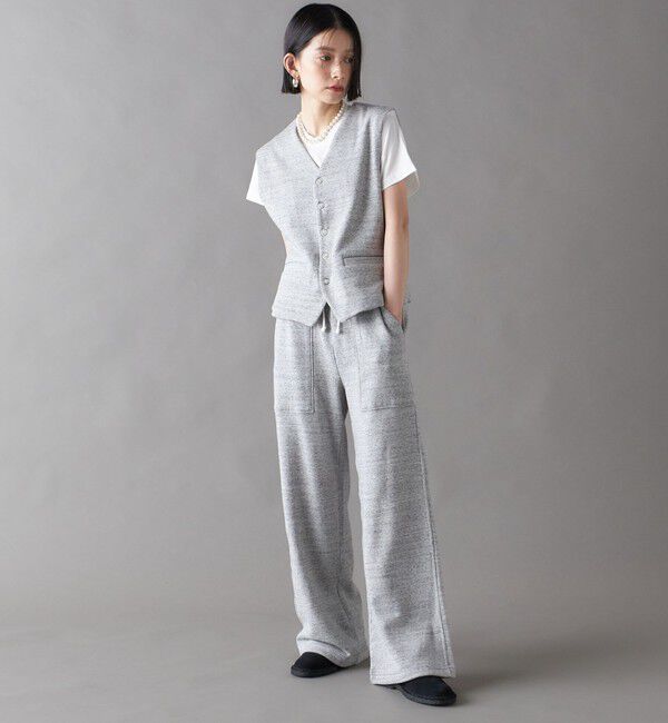 SHIPS for women「SHIPS NINE CASE:〈手洗い可能〉スウェット ベスト」|ベスト・ジレ|