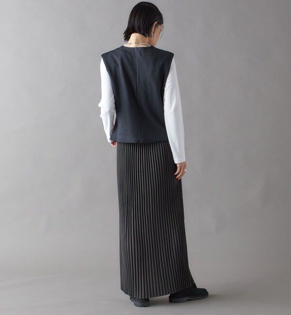 SHIPS for women「SHIPS NINE CASE:〈手洗い可能〉スウェット ベスト」|ベスト・ジレ|