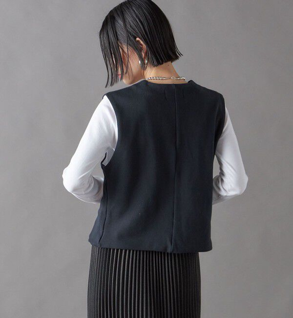 SHIPS for women「SHIPS NINE CASE:〈手洗い可能〉スウェット ベスト」|ベスト・ジレ|
