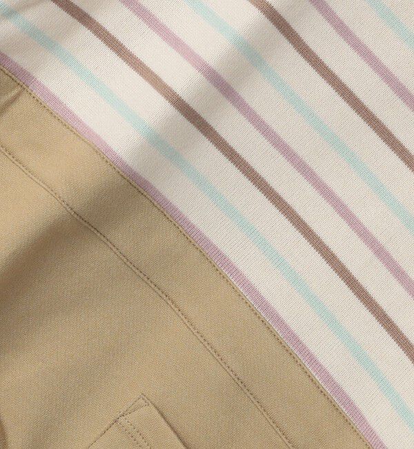 SHIPS KIDS「SHIPS KIDS:70～80cm / オーガニック コットン ボーダー ロンパース」|ロンパース|