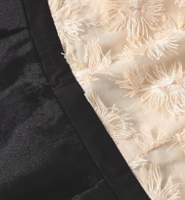 SHIPS for women「kaene:エンブロイダリー ミックス ワンピース〈セレモニー対応可〉」|ワンピース|