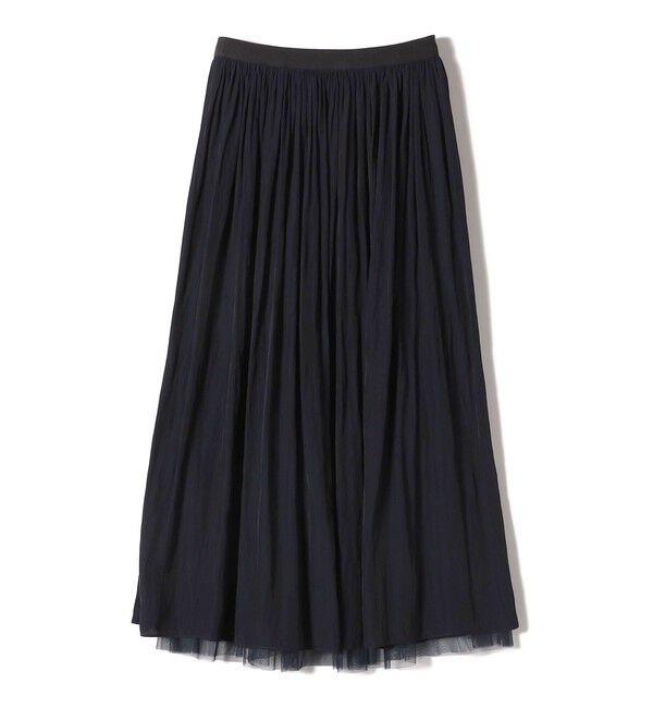 SHIPS for women「〈手洗い可能〉リバーシブル チュール カッセン スカート」|スカート|