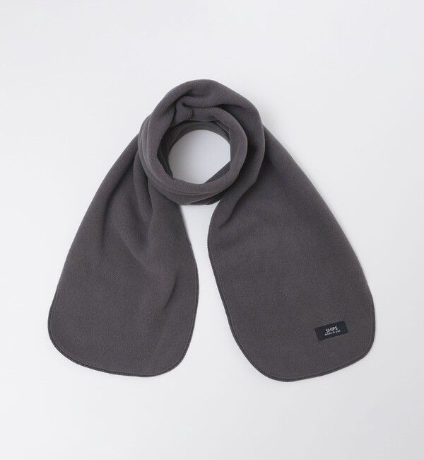 SHIPS「SHIPS: Polartec 200 フリース スカーフ」|ストール|グレー