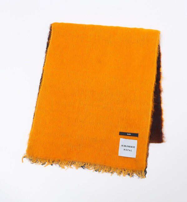 SHIPS「【SHIPS別注】SUBLIME: 2トーン ドロップダイ ストール」|ストール|