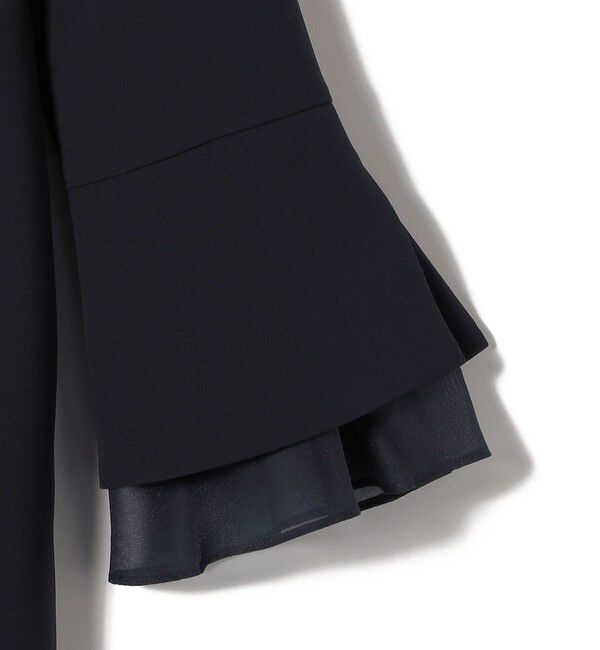 SHIPS for women「重ね着 デザイン ダブル クロス ワンピース（セレモニー対応可）」|ワンピース|